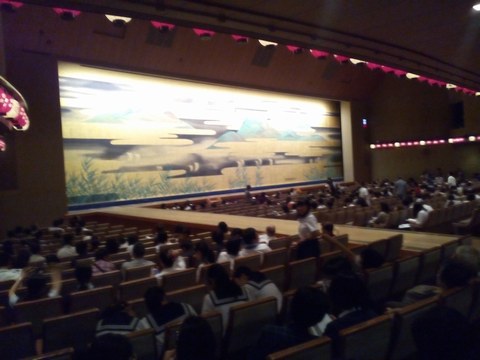 国立劇場のステージ